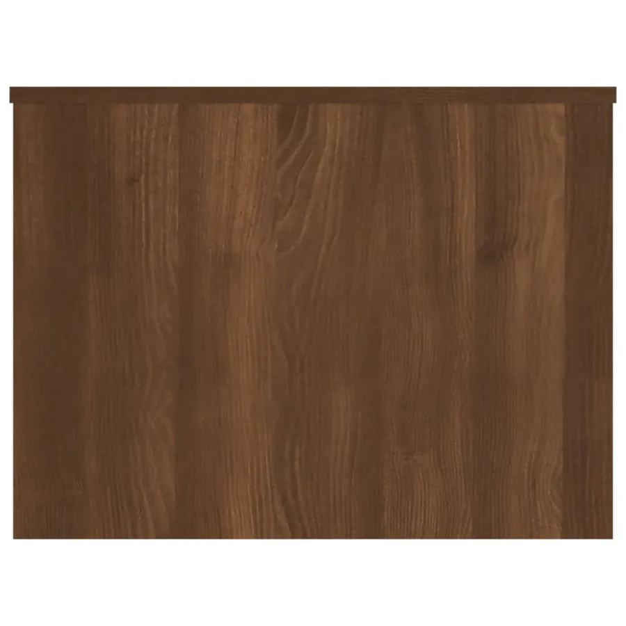 Table basse Chêne marron 80x55,5x41,5 cm Bois d'ingénierie - 5