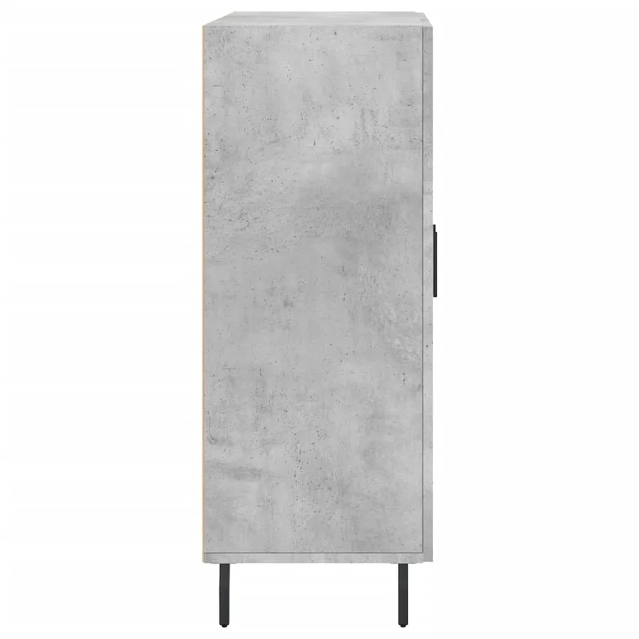 Buffet gris béton 69,5x34x90 cm bois d'ingénierie - 7