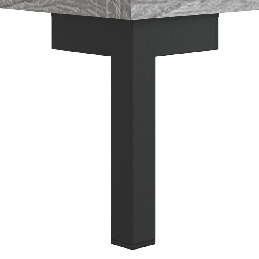 Buffet Sonoma gris 34,5x34x90 cm Bois d'ingénierie - 11