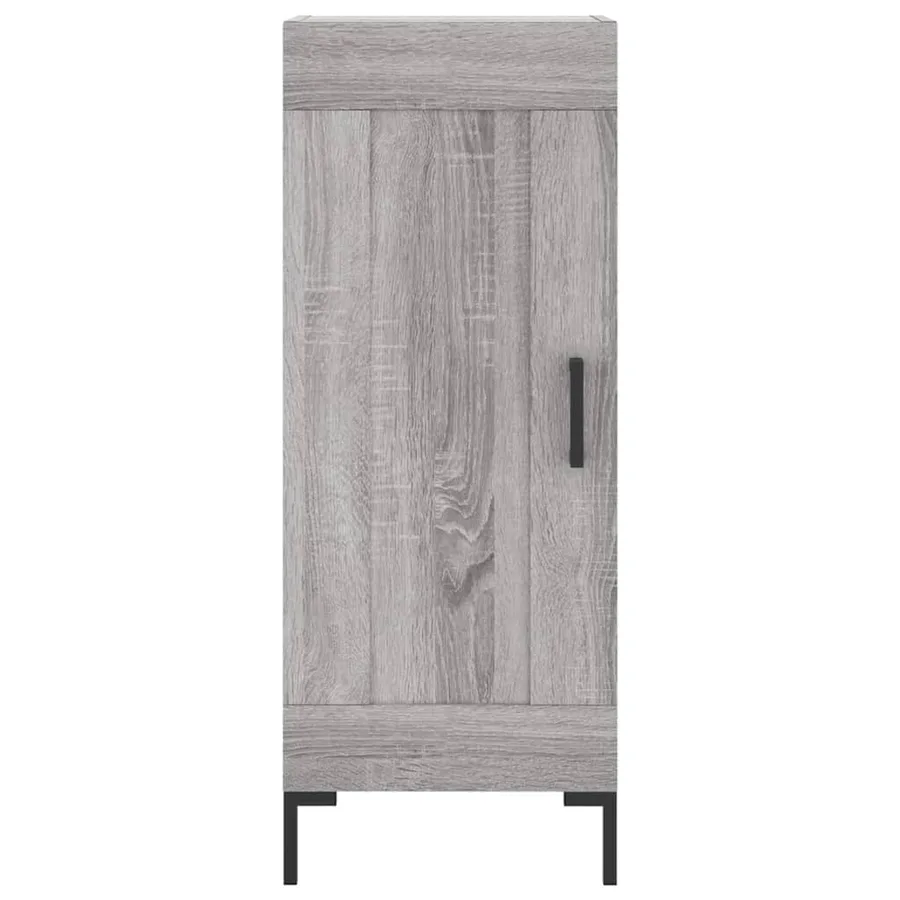Buffet Sonoma gris 34,5x34x90 cm Bois d'ingénierie - 5