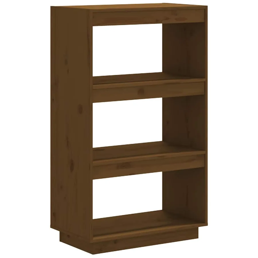 Bibliothèque/Séparateur de pièce Marron miel 60x35x103 cm Pin - 2