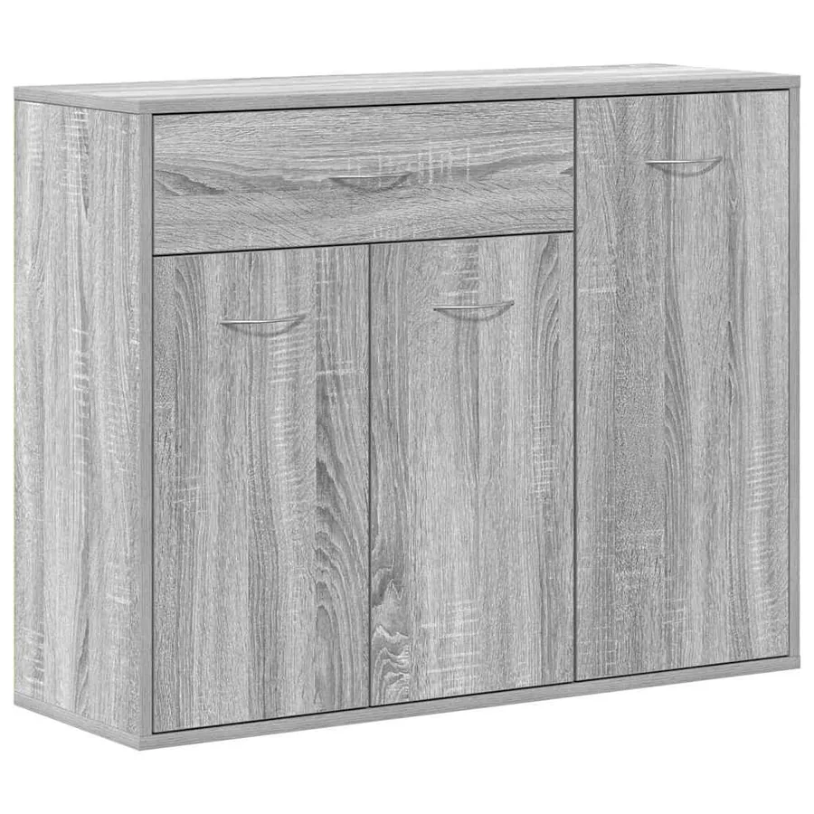 Buffet Sonoma gris 88x30x70 cm Bois d'ingénierie - 2