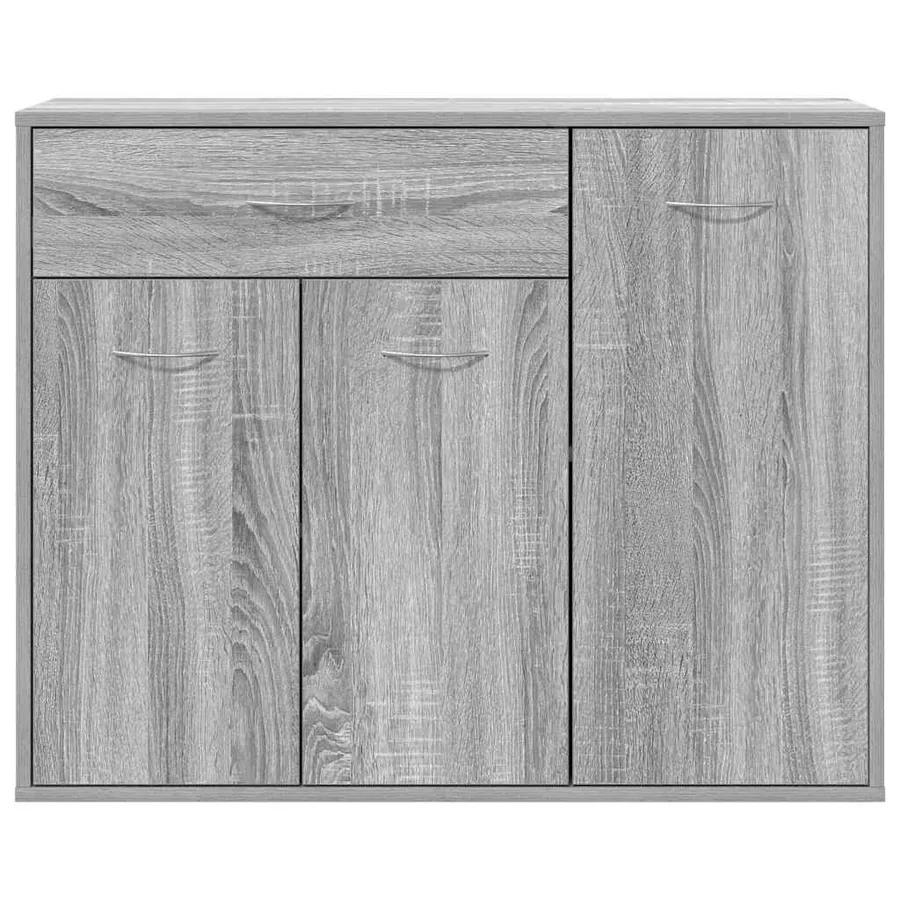 Buffet Sonoma gris 88x30x70 cm Bois d'ingénierie - 6