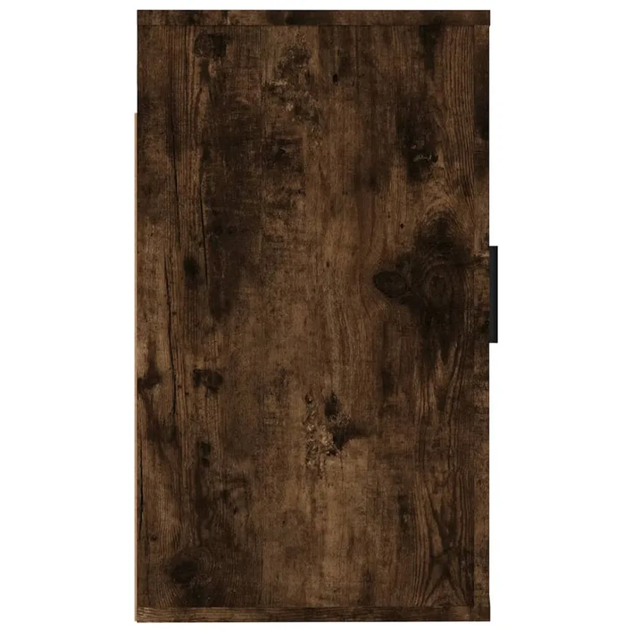 Meuble TV mural Chêne fumé 40x34,5x60 cm - 6