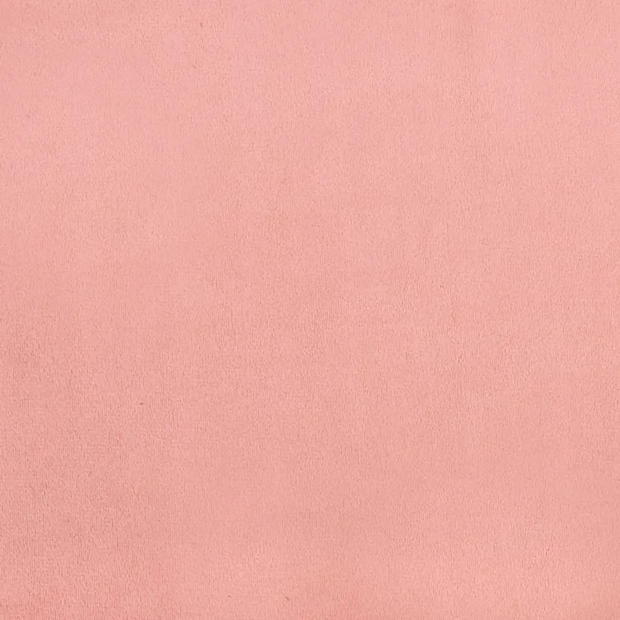 Cadre de lit à lattes rose 100x200 cm velours - 8