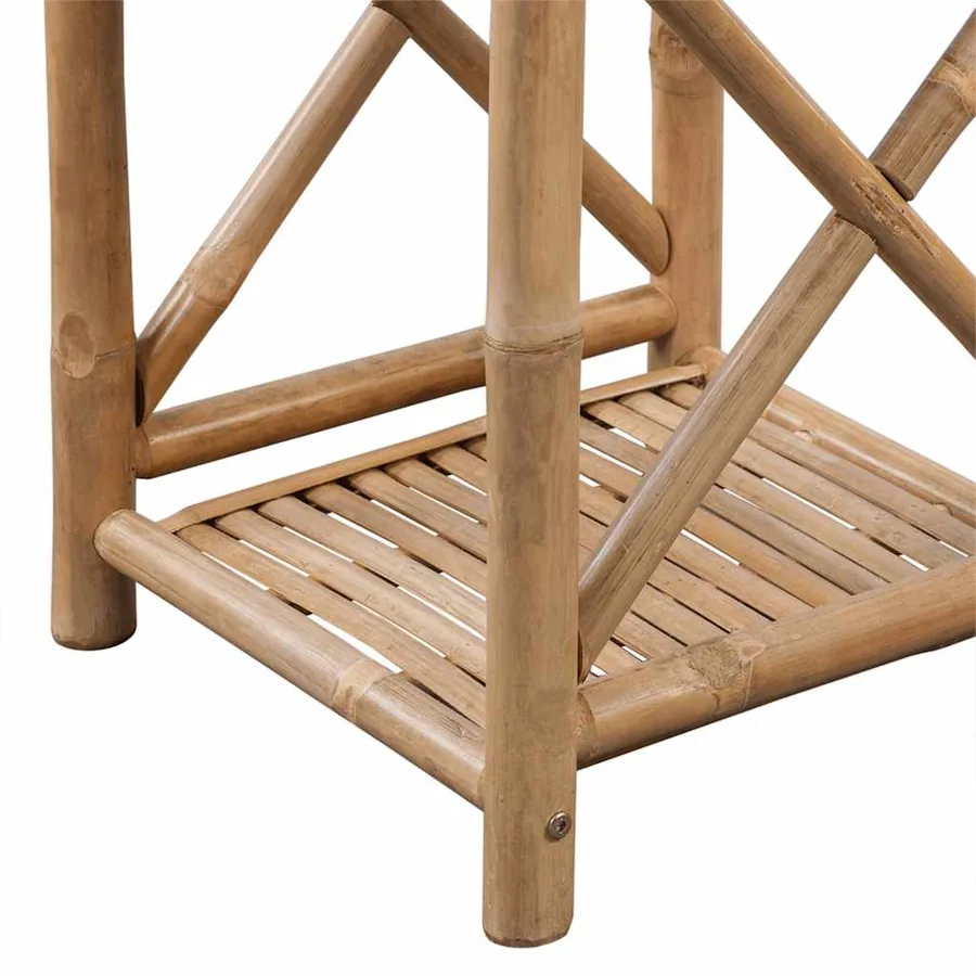 Étagère à 5 niveaux carré bambou - 7