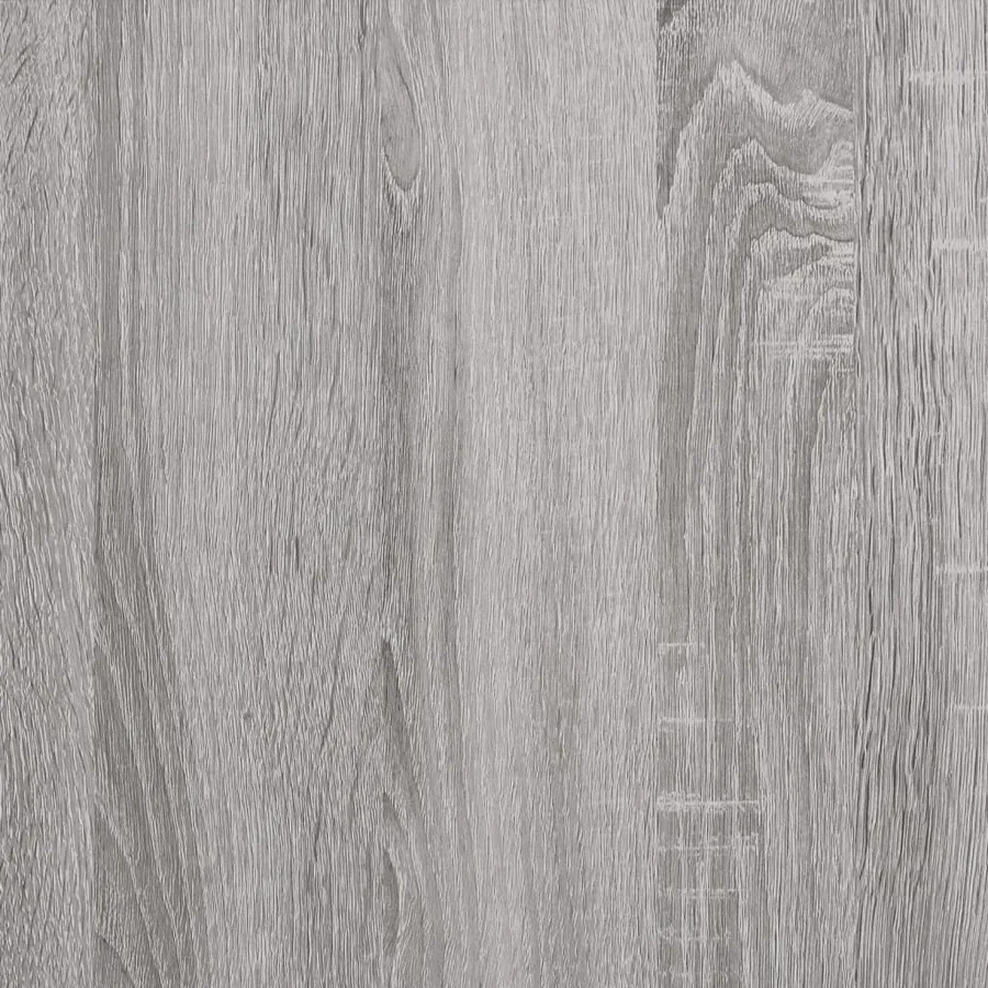 Cadre de lit sans matelas sonoma gris 90x200 cm - 8