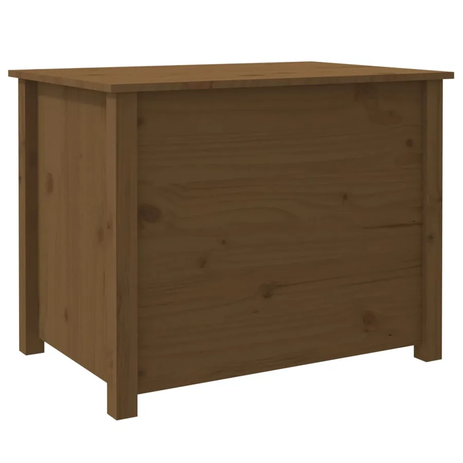 Table basse Marron miel 71x49x55 cm Bois massif de pin - 9