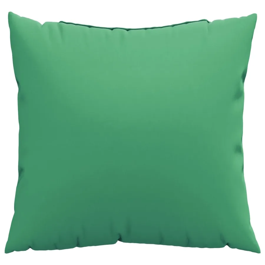 Coussins de canapé lot de 4 vert 60x60 cm tissu - 3