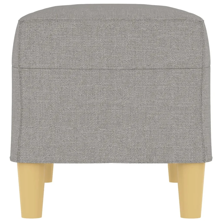 Banc Gris clair 70x35x41 cm Tissu - 4