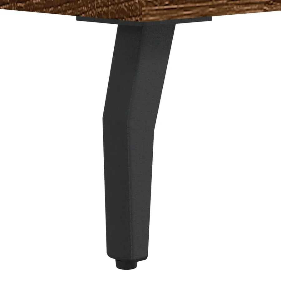 Buffet Chêne marron 34,5x34x90 cm Bois d'ingénierie - 11