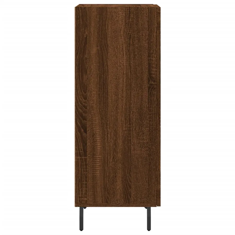 Buffet Chêne marron 34,5x34x90 cm Bois d'ingénierie - 7