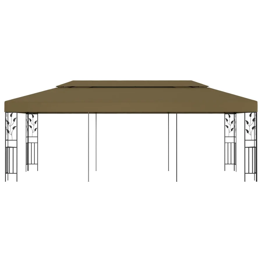 Chapiteau 6x3 m Taupe 180 g/m² - 2