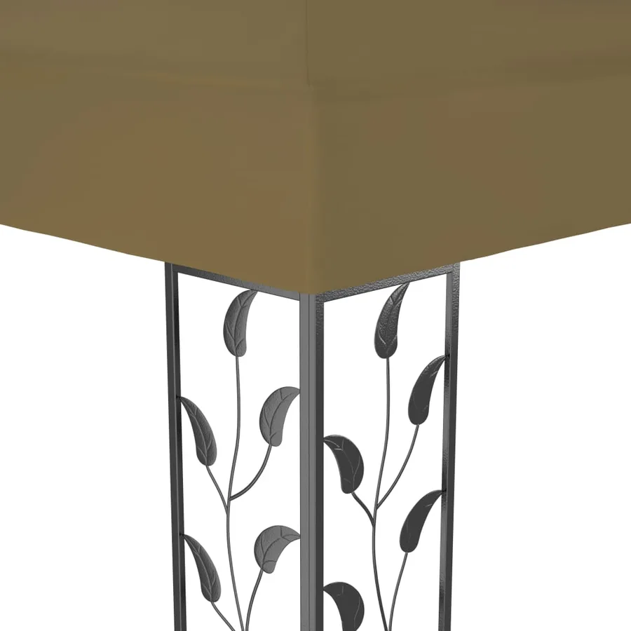 Chapiteau 6x3 m Taupe 180 g/m² - 5