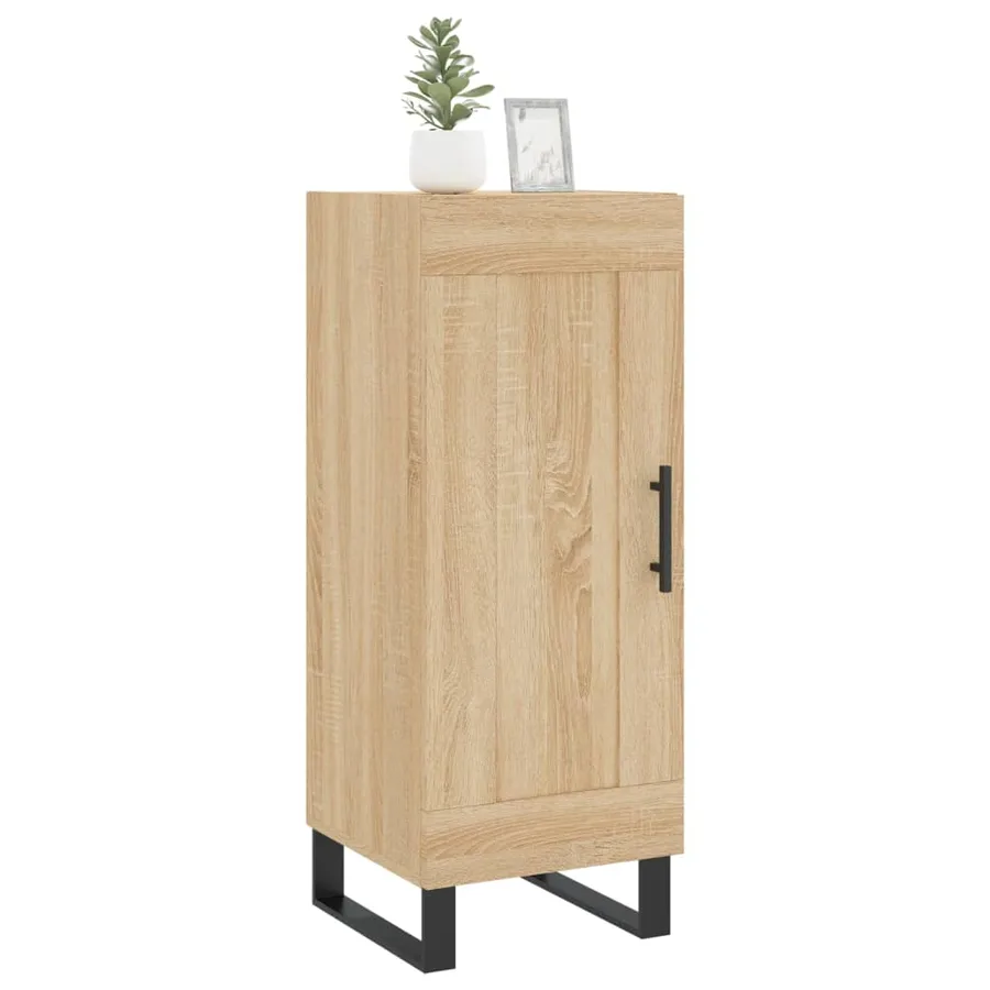 Buffet Chêne sonoma 34,5x34x90 cm Bois d'ingénierie - 3