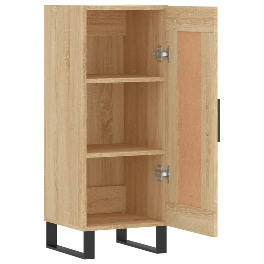 Buffet Chêne sonoma 34,5x34x90 cm Bois d'ingénierie - 6