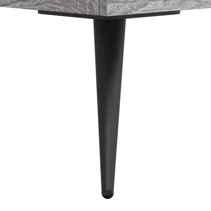 Buffet Sonoma gris 34,5x34x90 cm Bois d'ingénierie - 10