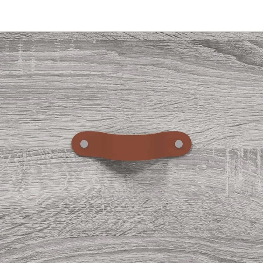 Buffet Sonoma gris 34,5x34x90 cm Bois d'ingénierie - 9