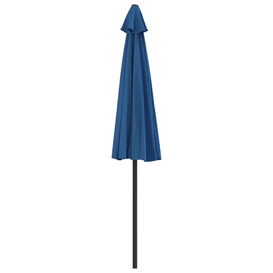 Parasol de balcon avec mât en aluminium Bleu 270x144x222cm Demi - 5