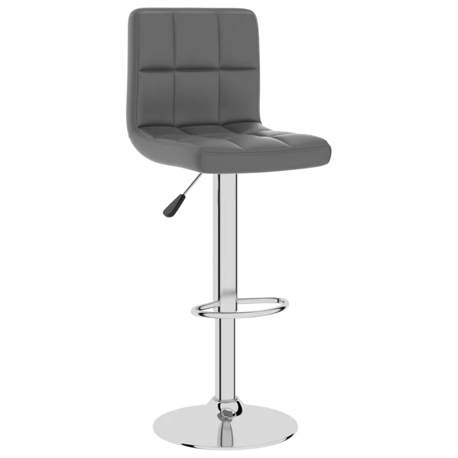 Tabouret de bar Gris Similicuir - 2
