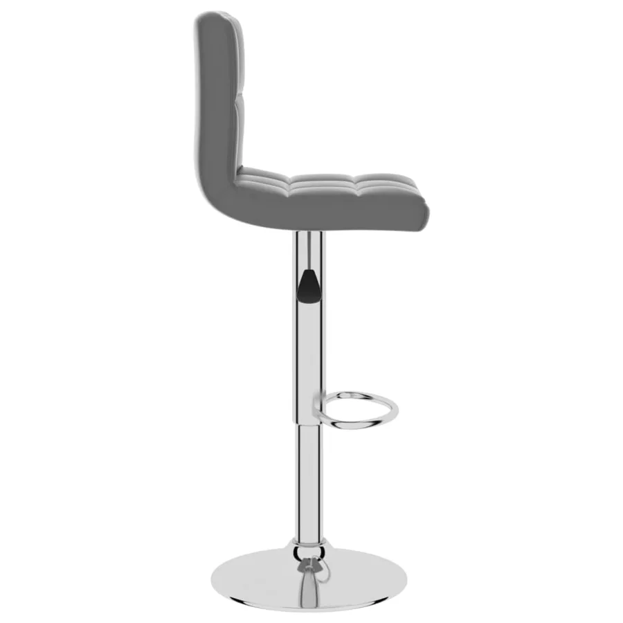 Tabouret de bar Gris Similicuir - 4