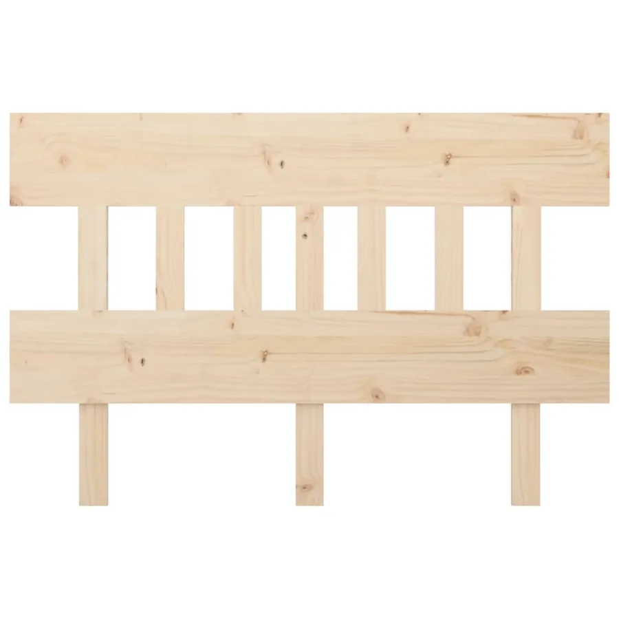 Tête de lit 203,5x3x81 cm Bois massif de pin - 3