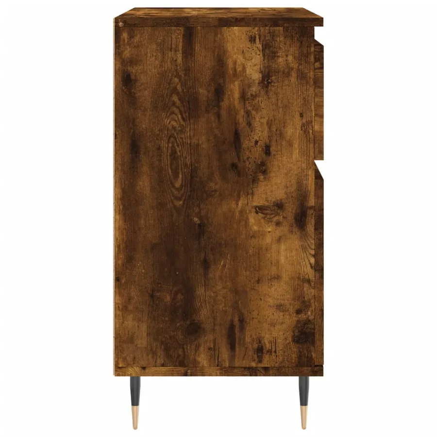 Buffet Chêne fumé 60x35x70 cm Bois d'ingénierie - 7