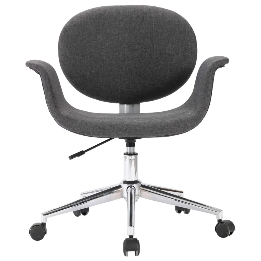 Chaises pivotantes à manger lot de 6 gris tissu - 3