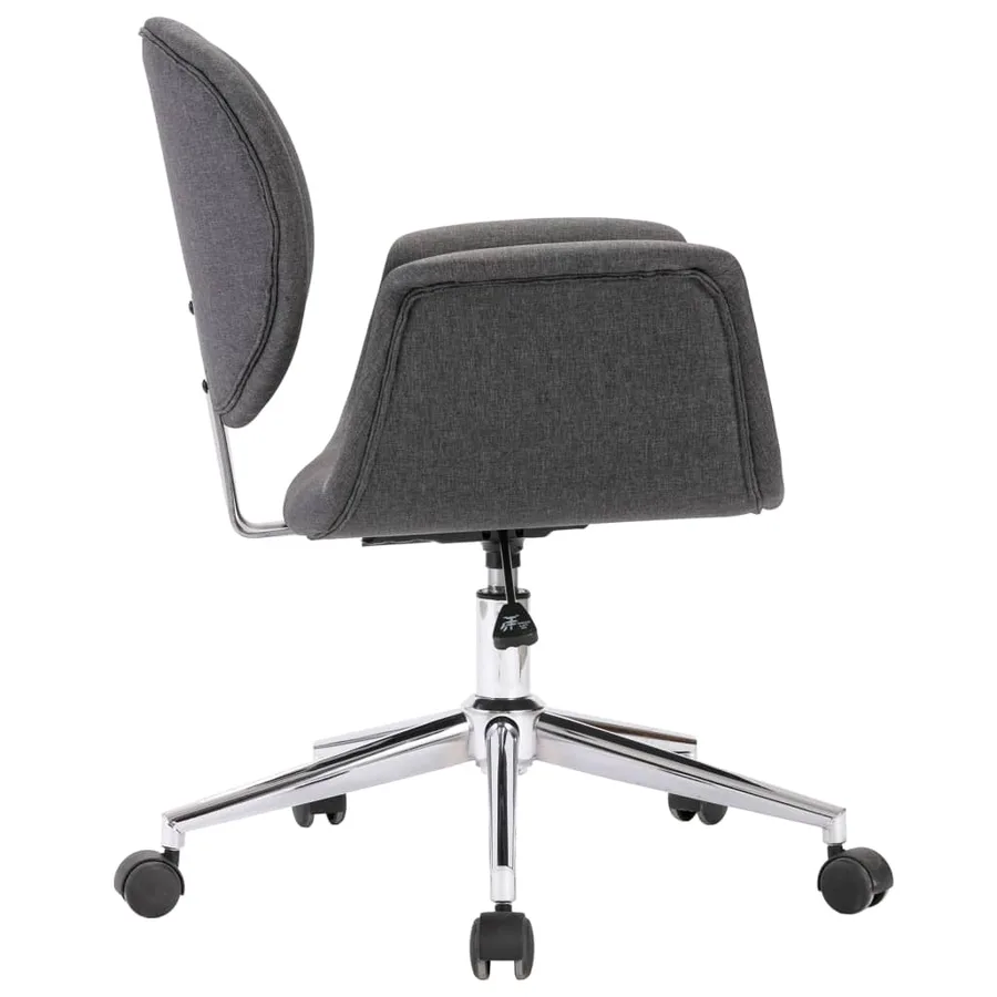 Chaises pivotantes à manger lot de 6 gris tissu - 4