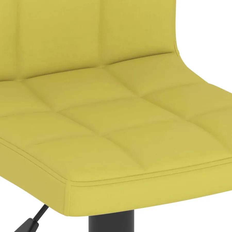 Tabourets de bar lot de 2 vert tissu - 8