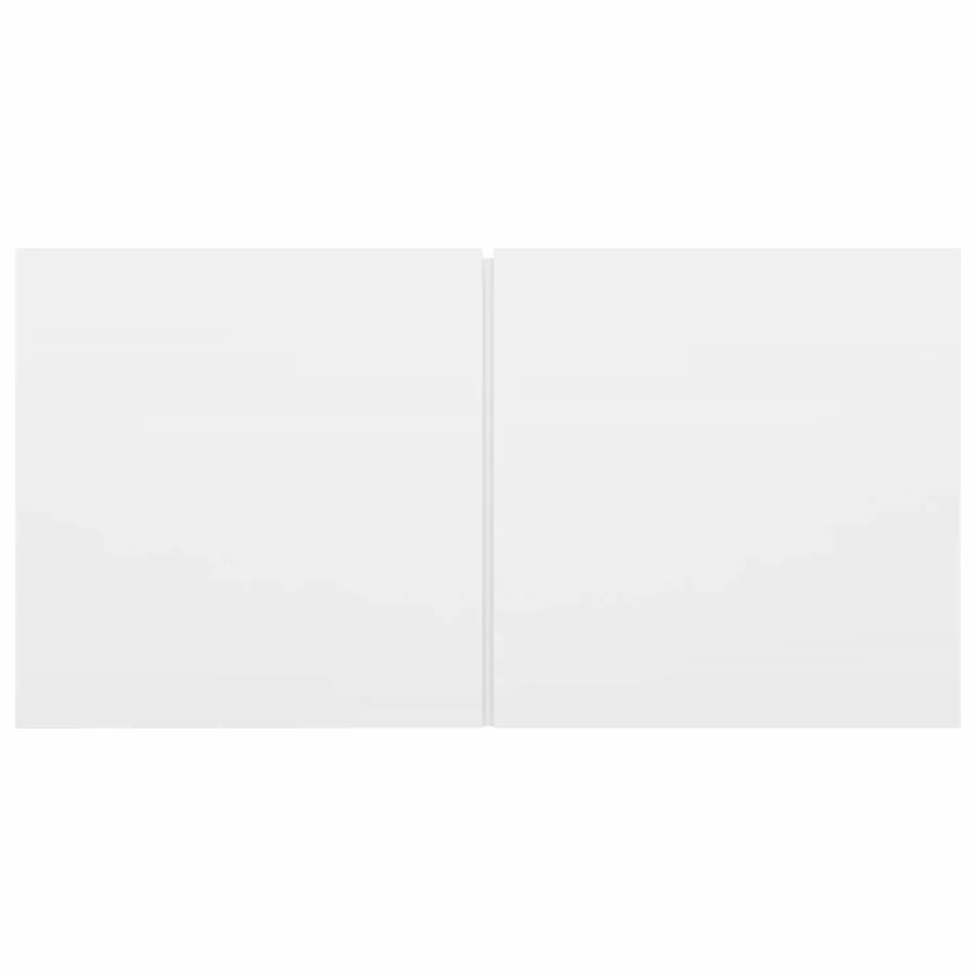 Meubles TV suspendus 3 pcs Blanc 60x30x30 cm - 5