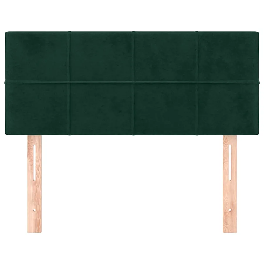 Tête de lit Vert foncé 90x5x78/88 cm Velours - 3