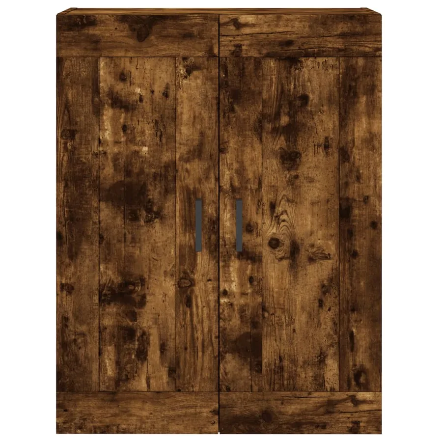 Buffet haut Chêne fumé 69,5x34x180 cm Bois d'ingénierie - 6