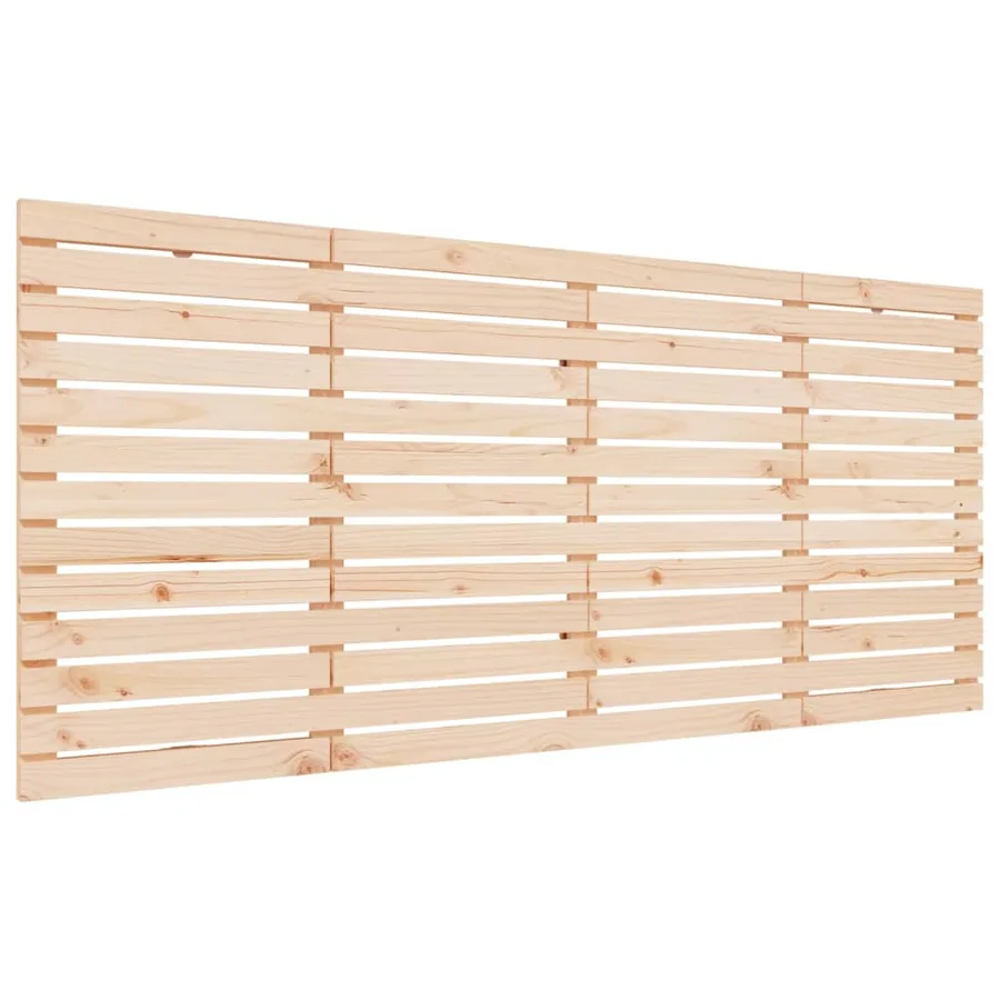 Tête de lit murale 206x3x91,5 cm Bois massif de pin - 2