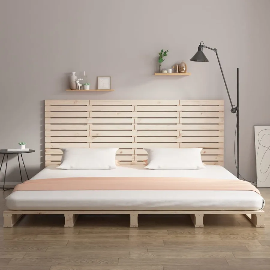 Tête de lit murale 206x3x91,5 cm Bois massif de pin - 3