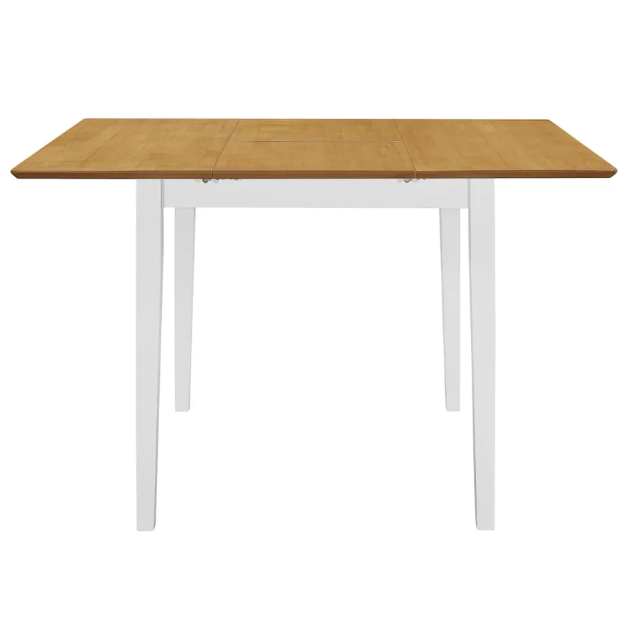 Mobilier de salle à manger 5 pcs MDF Blanc - 4