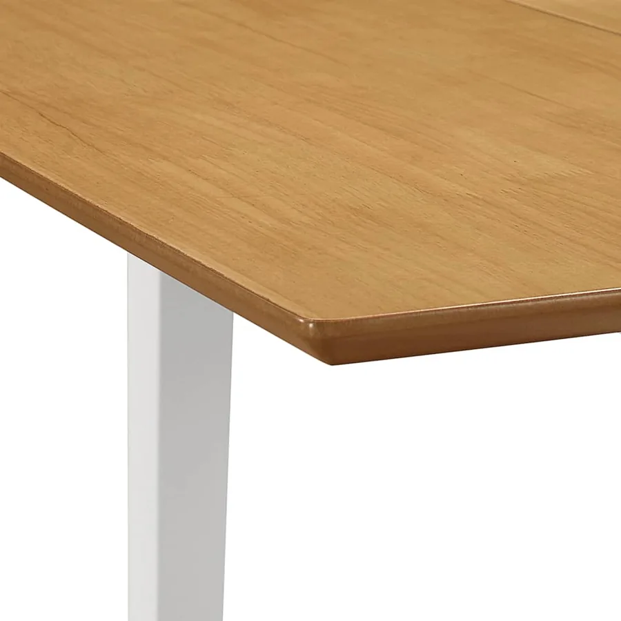 Mobilier de salle à manger 5 pcs MDF Blanc - 6