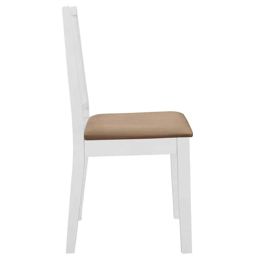 Mobilier de salle à manger 5 pcs MDF Blanc - 9