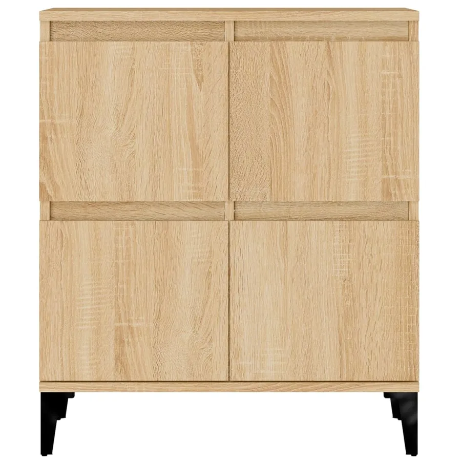 Buffets 3 pcs chêne sonoma 60x35x70 cm bois d'ingénierie - 8