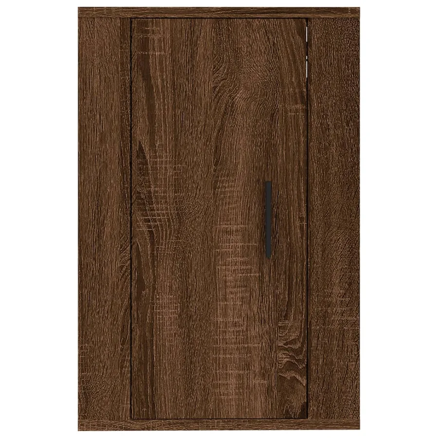 Meuble TV mural Chêne marron 40x34,5x60 cm - 4