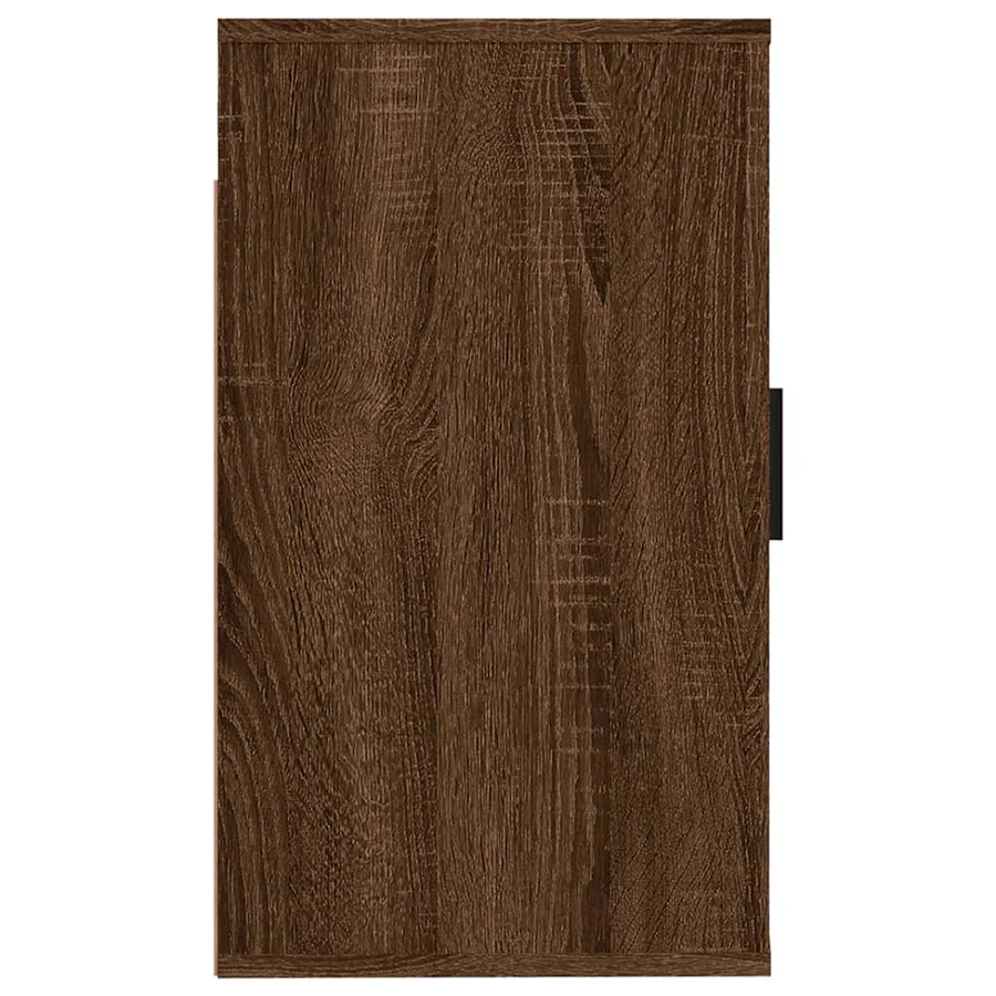 Meuble TV mural Chêne marron 40x34,5x60 cm - 6