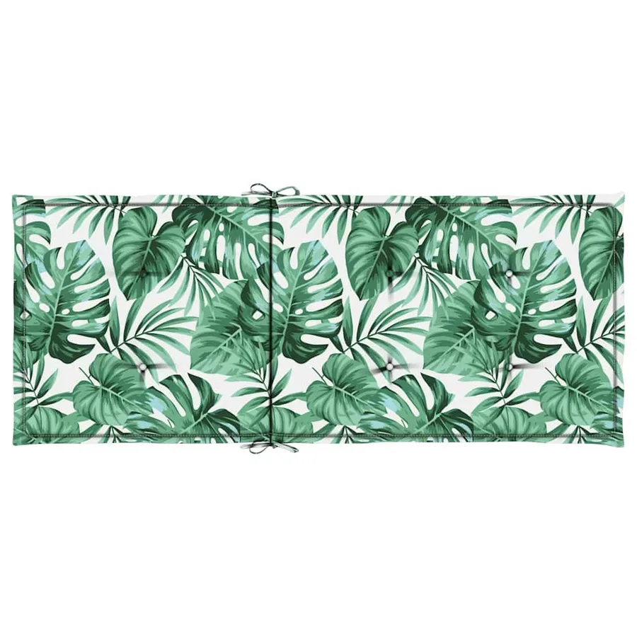 Coussins de chaise à dossier haut lot de 2 modèle de feuille - 7