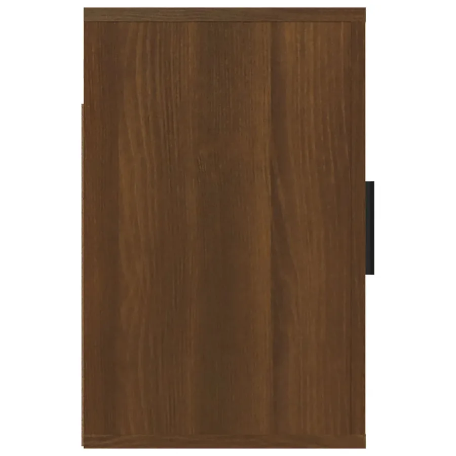 Table de chevet murale Chêne marron 50x30x47 cm - 7