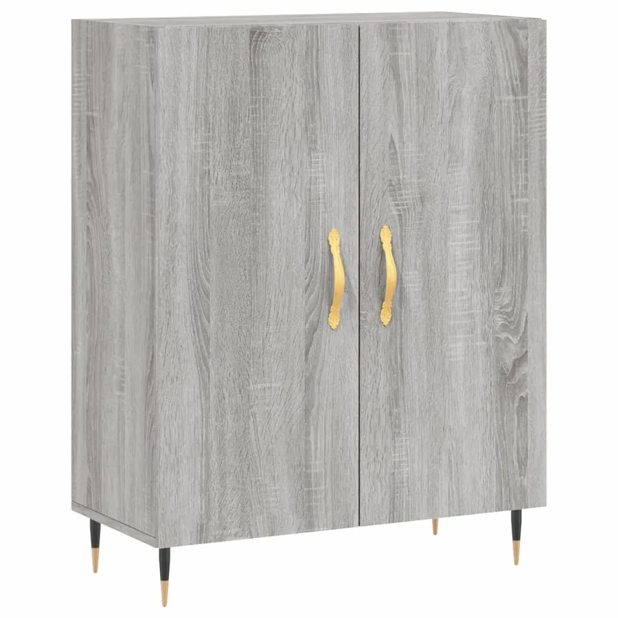Buffet sonoma gris 69,5x34x90 cm bois d'ingénierie - 2