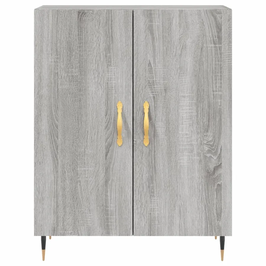 Buffet sonoma gris 69,5x34x90 cm bois d'ingénierie - 5