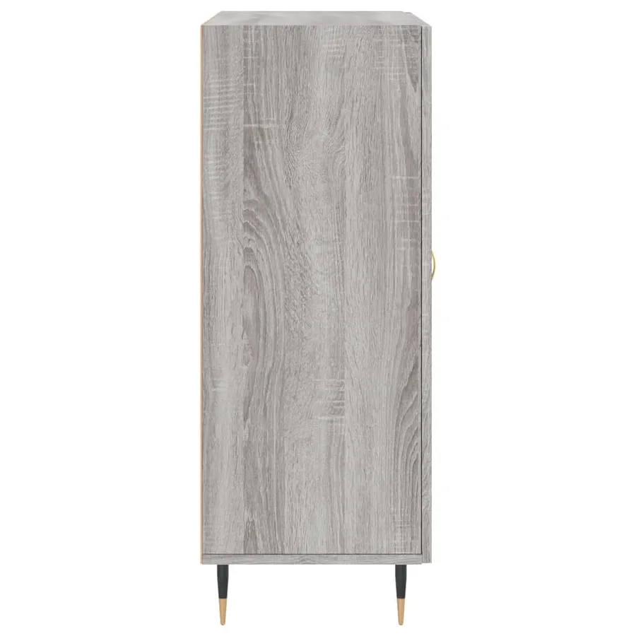 Buffet sonoma gris 69,5x34x90 cm bois d'ingénierie - 7