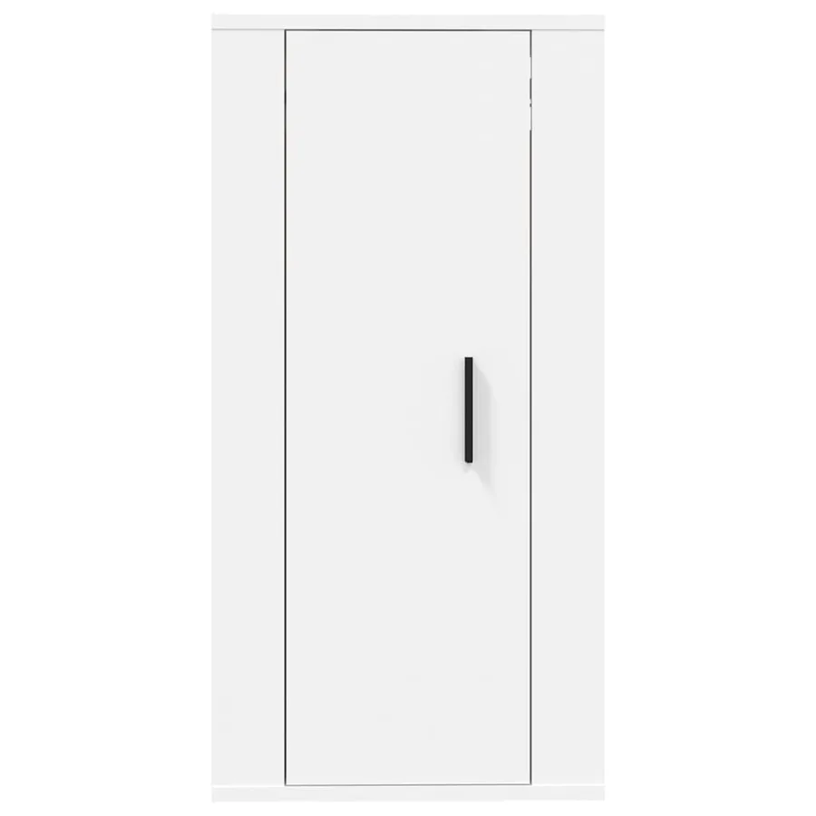 Meuble TV mural Blanc 40x34,5x80 cm - 4