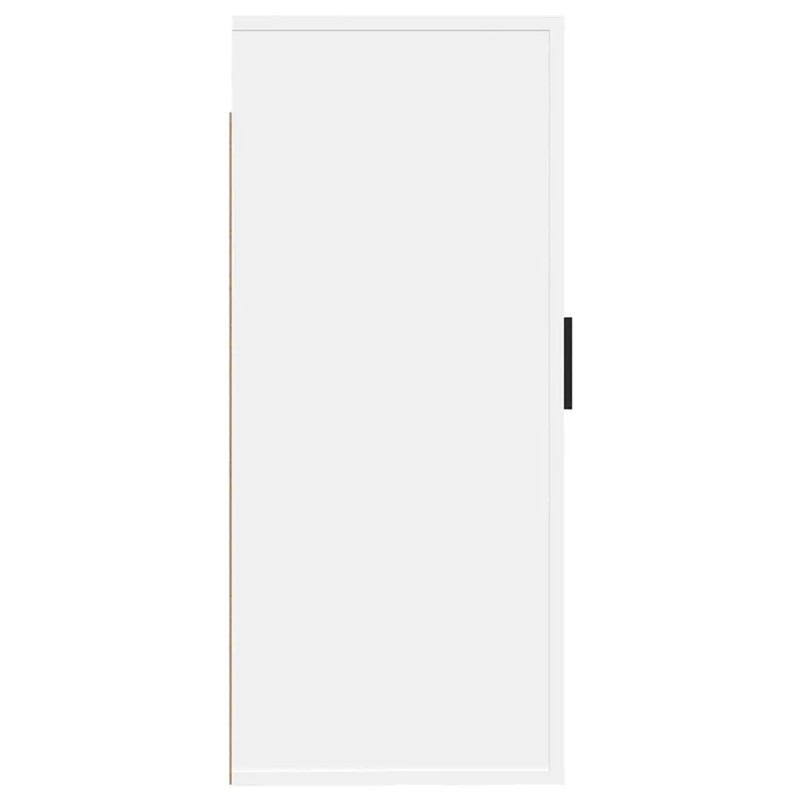 Meuble TV mural Blanc 40x34,5x80 cm - 6
