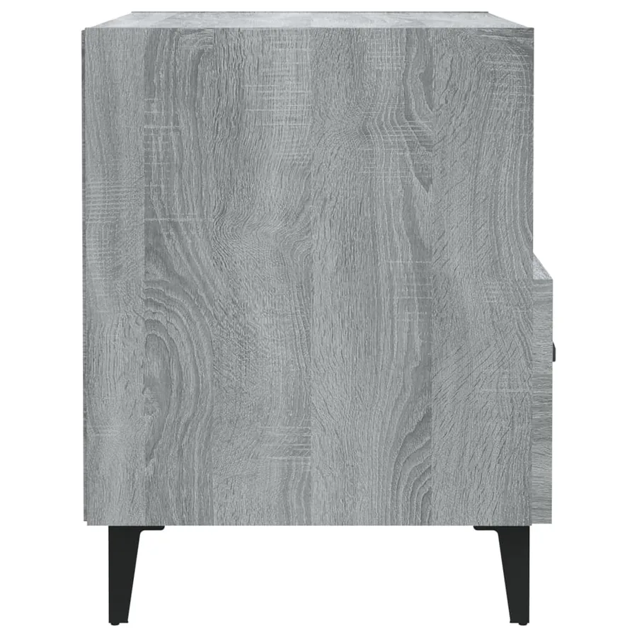 Tables de chevet 2 pcs Sonoma gris Bois d'ingénierie - 5