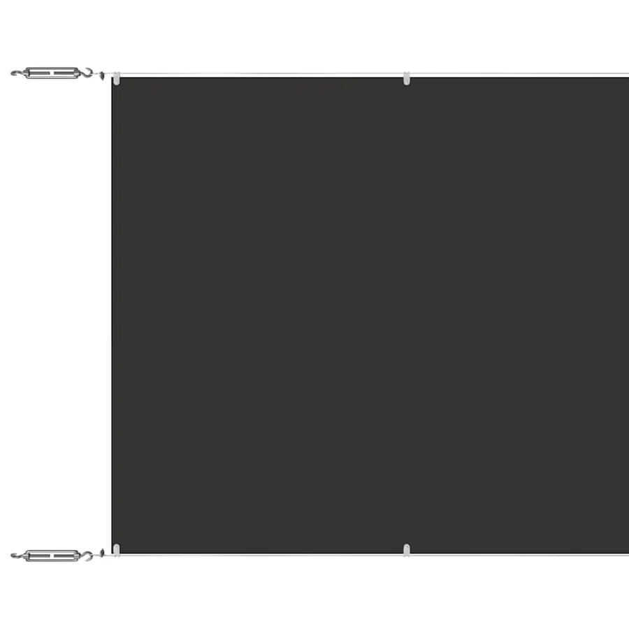 Auvent vertical Anthracite 140x600 cm Tissu oxford - 2